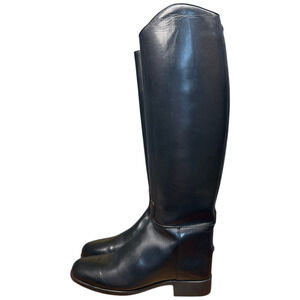 Ariat Hunter Dress Boots Women's 7 Black Tall Equestrian Boots Pull On Full Calf